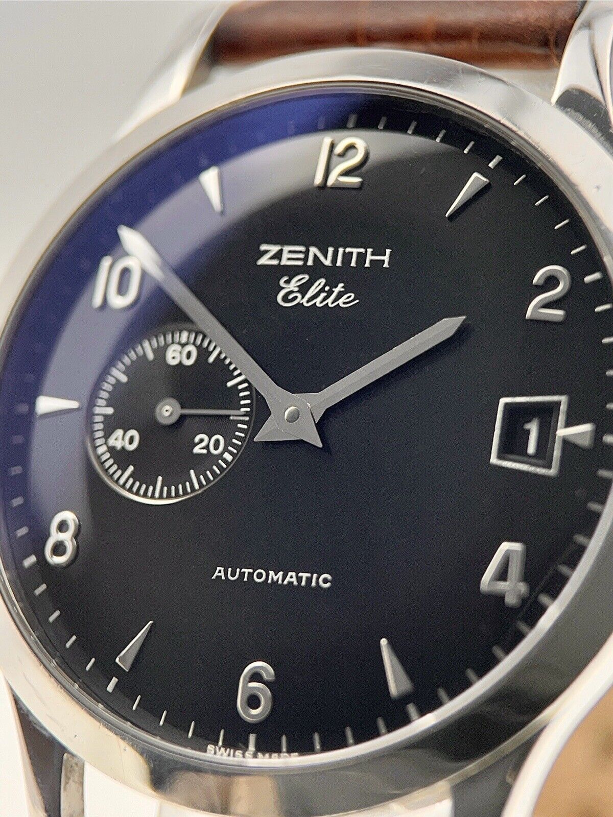 Zenith Elite Stainless Stainless Steel 37mm Automatic Men’s Watch 01.0125.680