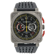 Bell & Ross BR 03-94 Titanium Black Dial 42mm Automatic Mens Watch BR03-94-RS18