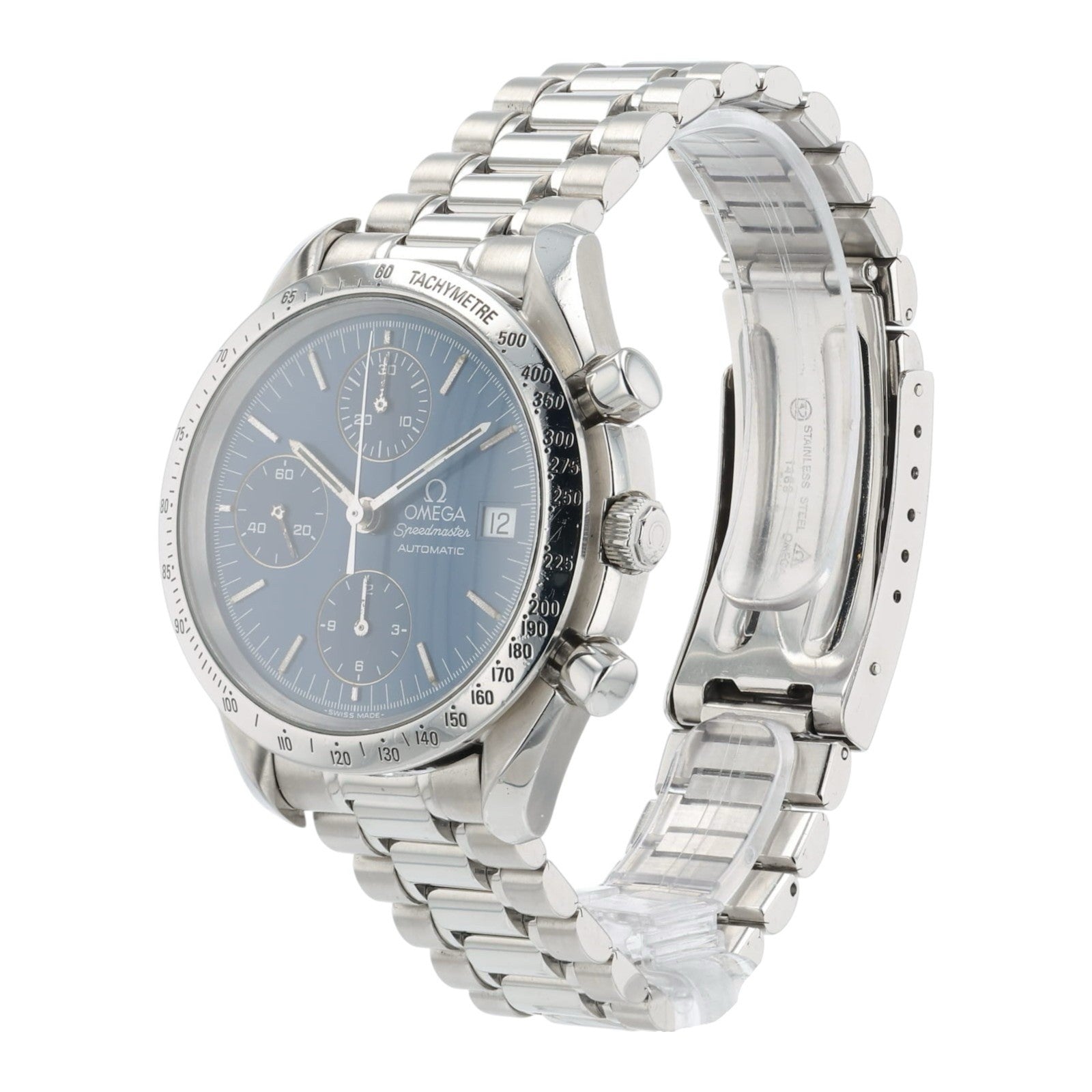 Omega Seamaster Date Blue Dial Stainless Steel 39mm Automatic Mens Watch 3511.80