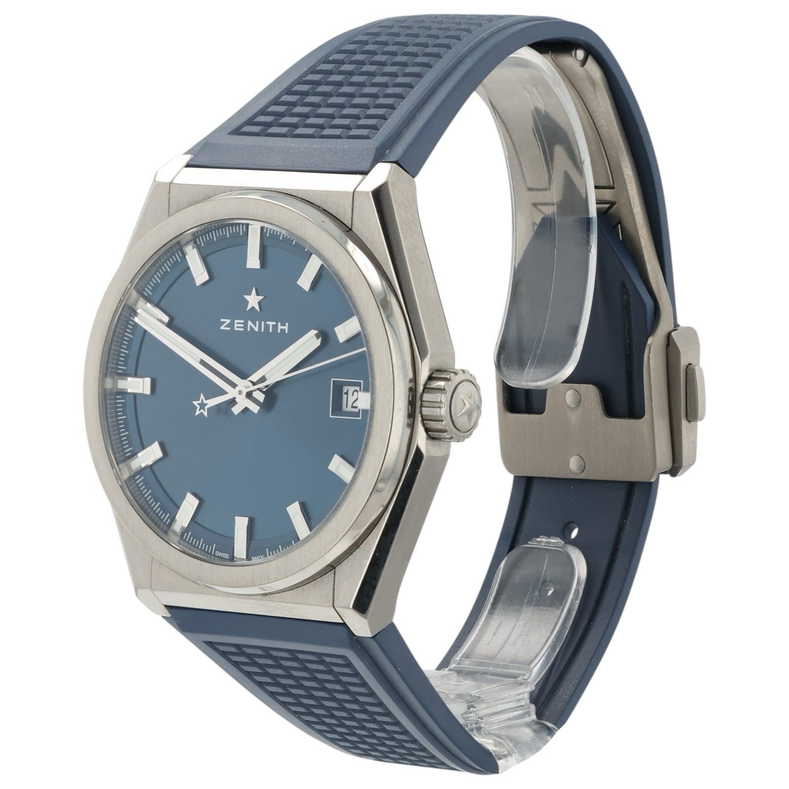 Zenith Defy Date Blue Dial Titanium 41mm Automatic Men’s Watch 95.9000.670