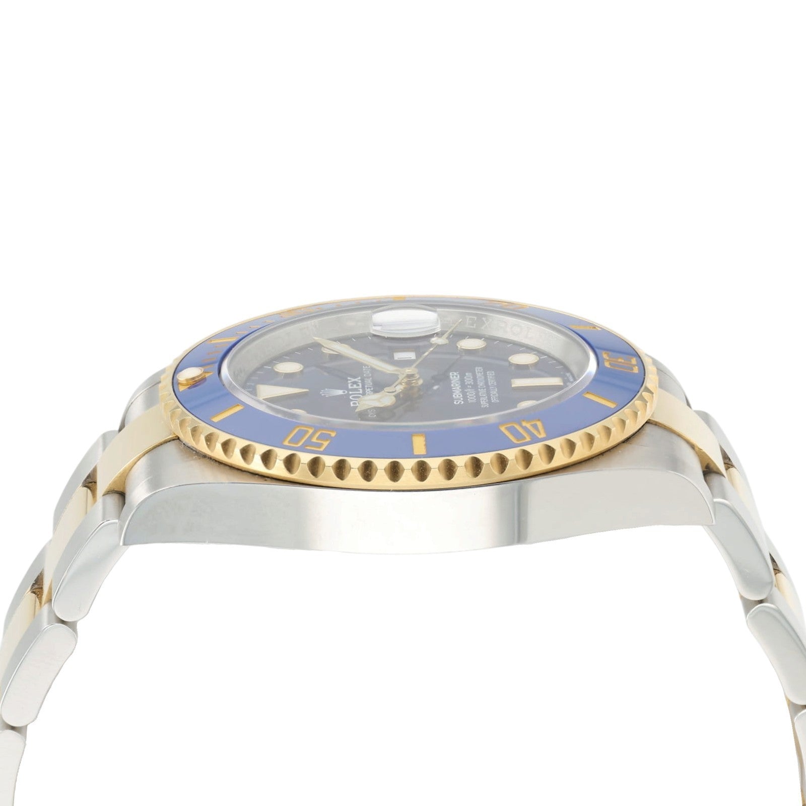 2022 Rolex Submariner Date 126613LB Blue Two-Tone 18K Steel 41mm Box Papers