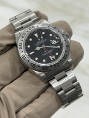 Rolex Explorer II Stainless Steel Black Dial 40mm Automatic Men's Watch 16570