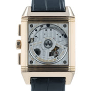 Jaeger LeCoultre Reverso 18k Rose Gold Silver Dial 35x41mm Automatic Q7012620