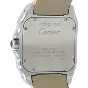 Cartier Santos Silver Dial Stainless Steel 38mm Automatic Men’s Watch W20073X8
