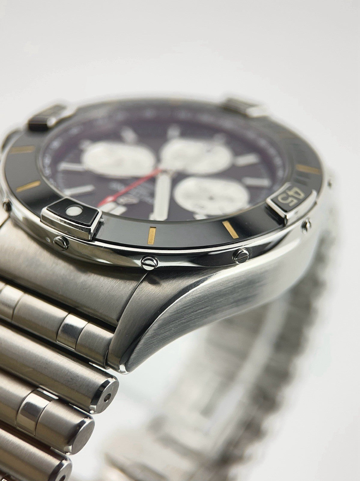 Breitling Chronomat Stainless Steel Black Dial 44mm Automatic Men’s Watch AB0136