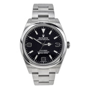 Rolex Explorer I 214270 Random Serial  Automatic Black MK1 Mens Watch