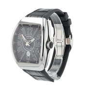 Franck Muller Vanguard Steel Black Dial 45mm Automatic Men’s Watch - Full Set