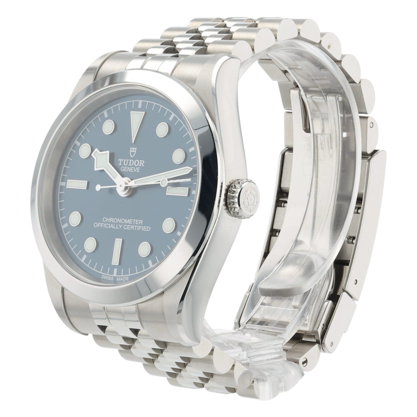 Tudor Black Bay One Stainless Steel Blue Dial 39mm Automatic Mens Watch 79660