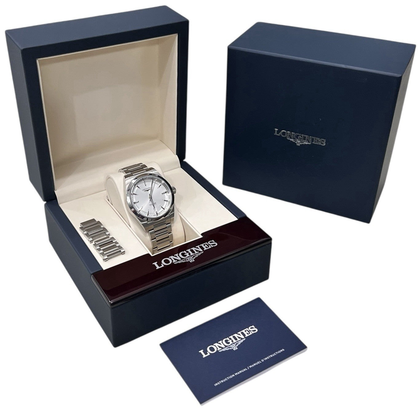 Longines Stainless Steel Silver Dial 38mm Automatic Mens Watch L37204726