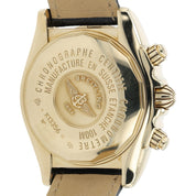 Breitling Chronomat 18k Gold Black Dial 44mm Automatic Mens Watch K13356