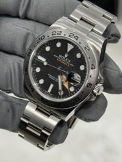 Rolex Explorer II Stainless Steel Black Orange 42mm Automatic Men’s Watch 216570