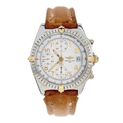 Breitling Chronomat Gold & Steel White Dial 40mm Automatic Men’s Watch B13050.1