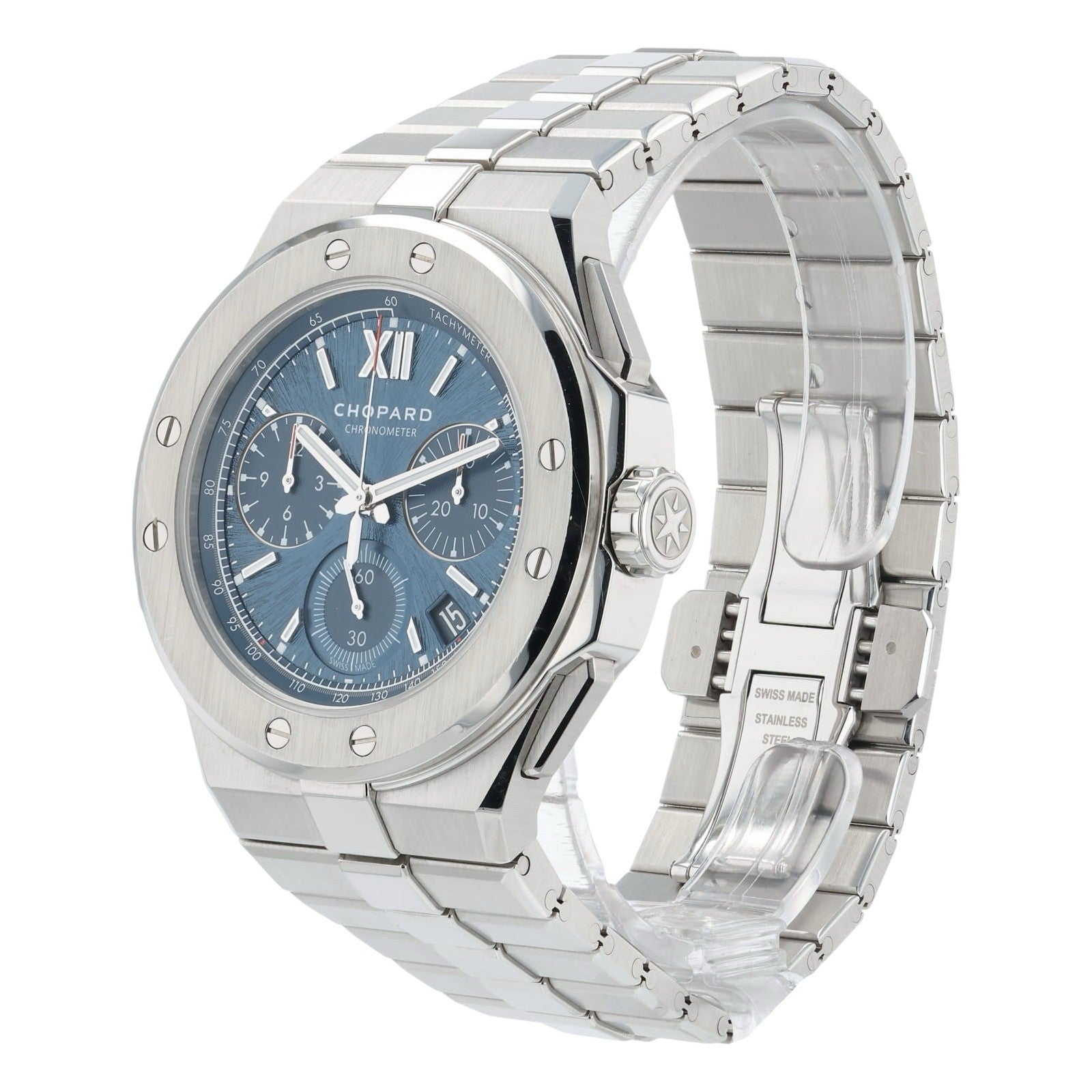 Chopard Alpine Eagle Blue Dial Stainless Steel 44mm Automatic Men’s Watch 298609