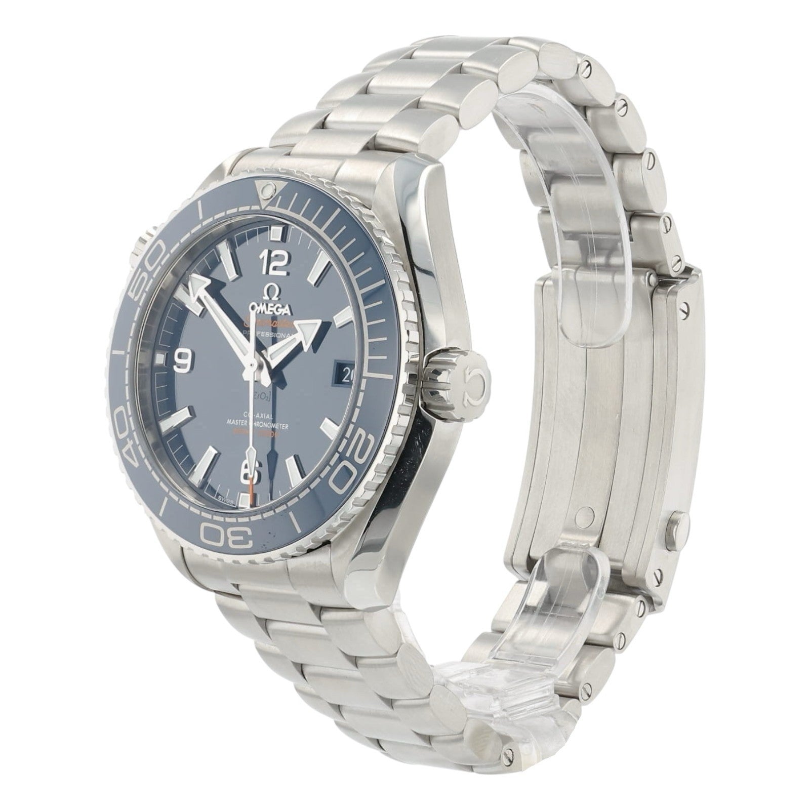 Omega Seamaster Planet Ocean Steel Blue Dial 43.5mn Mens 215.30.44.21.03.001