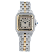 Cartier Panthere Gold & Steel Silver Dial 22mm Quartz Women's Watch 1057917