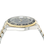 Rolex GMT Master II Black Dial Gold & Steel 40mm Automatic Men’s Watch 16713