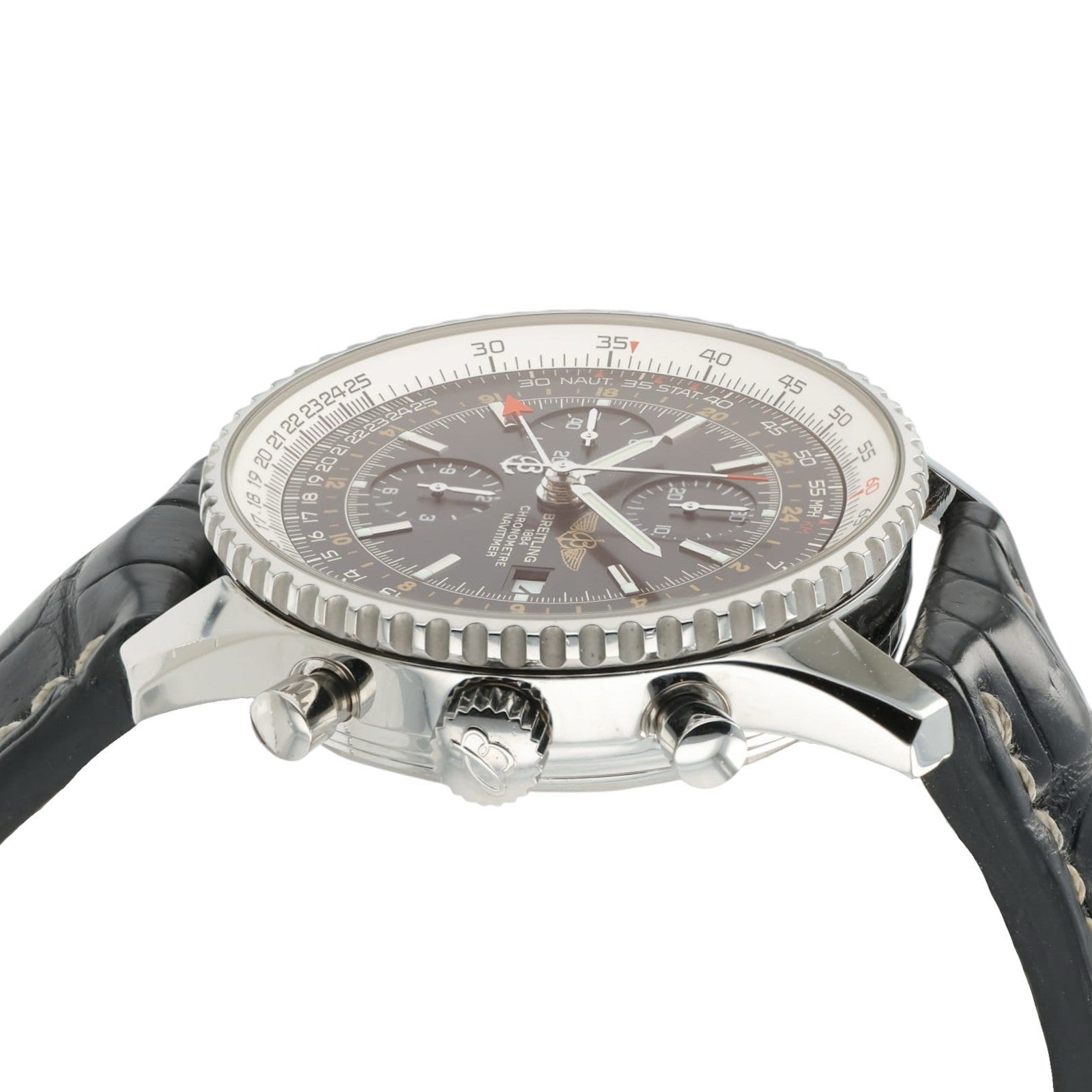 Breitling Navitimer Black Dial Stainless Steel 46mm Automatic Men’s Watch A24322