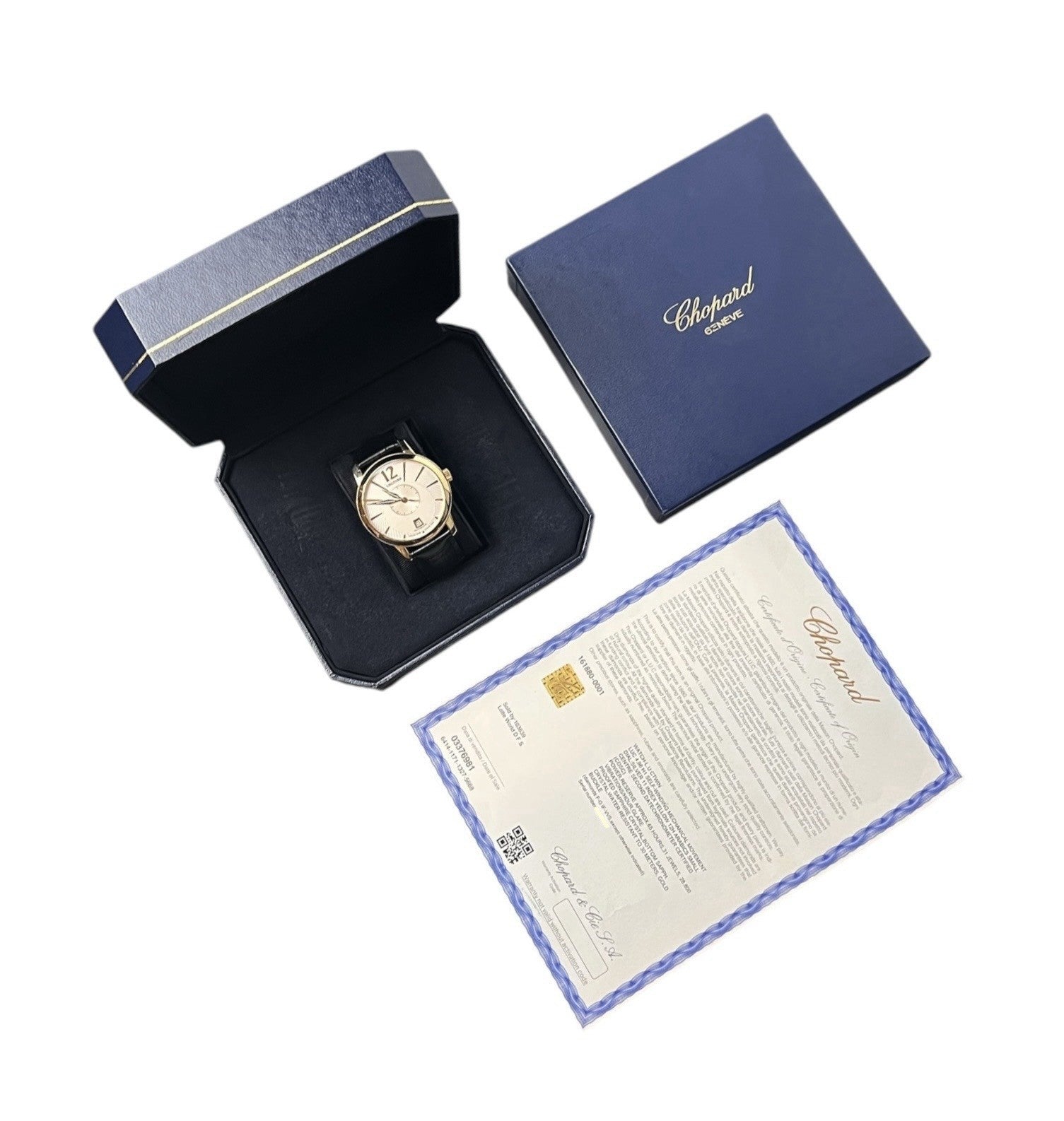Chopard L.U.C. Silver Dial 18k Yellow Gold 39mm Automatic Men’s Watch 1880