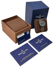 Breitling Aviator Blacksteel Case Green Dial 41mm Automatic Movement Mens M17315