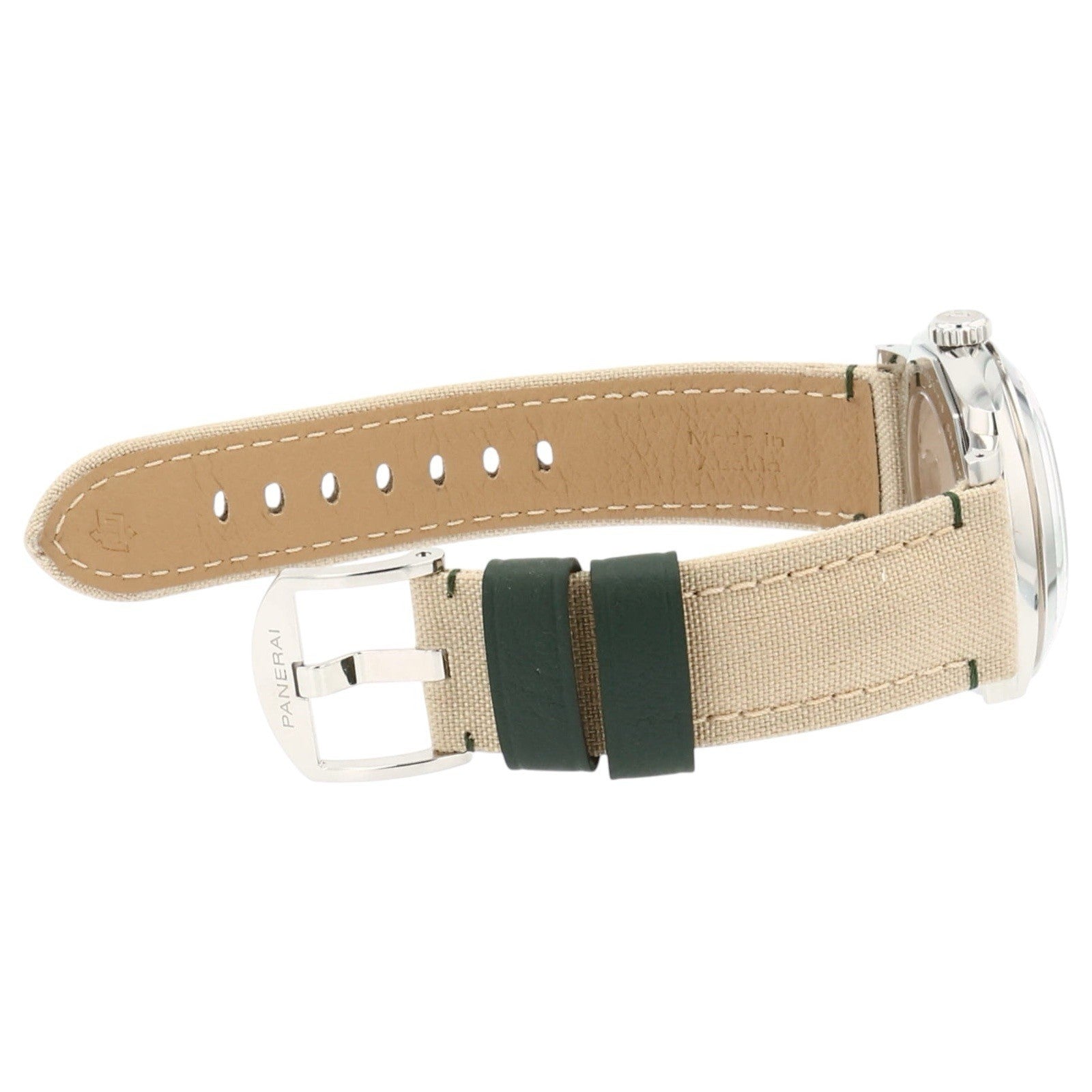 Panerai Radiomir Stainless Steel Green Dial 45mm Automatic Mens Watch PAM00995