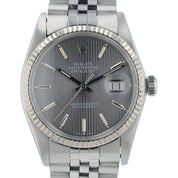 Rolex Datejust Grey Dial Stainless Steel 36mm Automatic Men’s Watch 16014