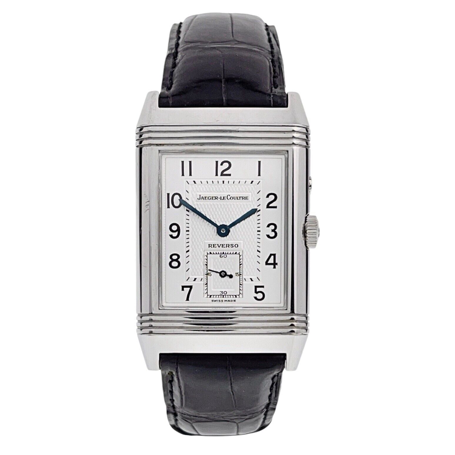 Jaeger LeCoultre Reverso Steel Silver Color Dial 27mm Manual Wind Men’s Q2718470