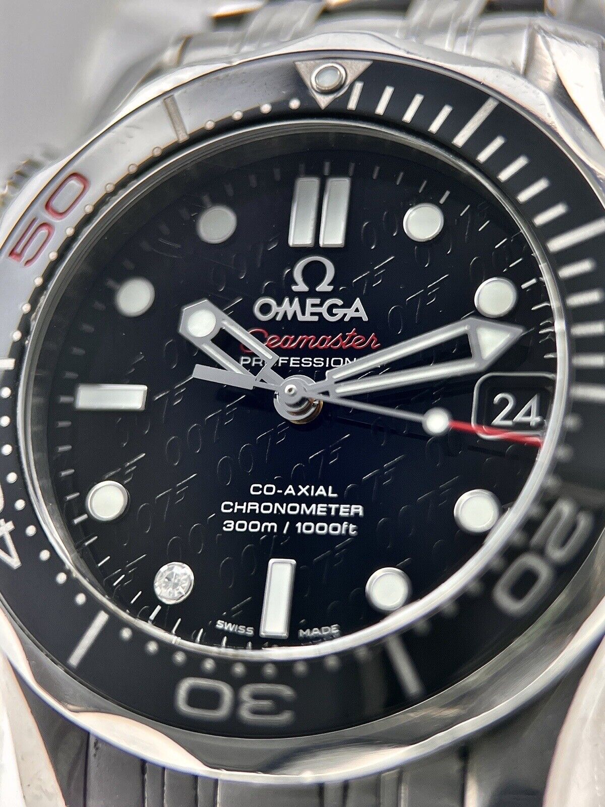 OMEGA Seamaster Diver 300M James Bond LE Watch 212.30.36.20.51.001 - W/ Papers