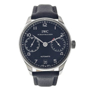 IWC Portuguese Stainless Steel Black Dial 42mm Automatic Men’s Watch IW500109