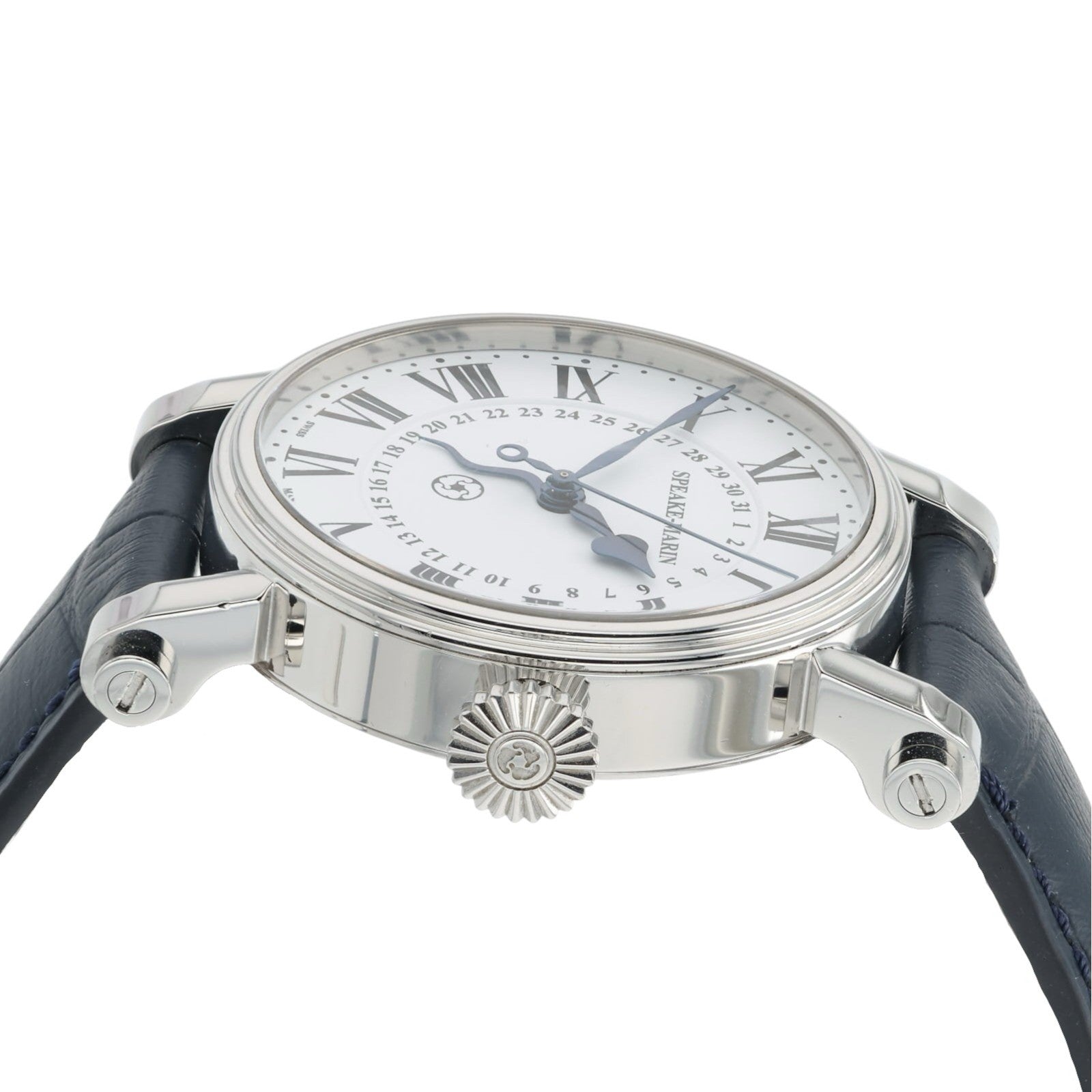 Speake-Marin Serpent Calendar White Dial Steel 38mm Automatic The Piccadilly