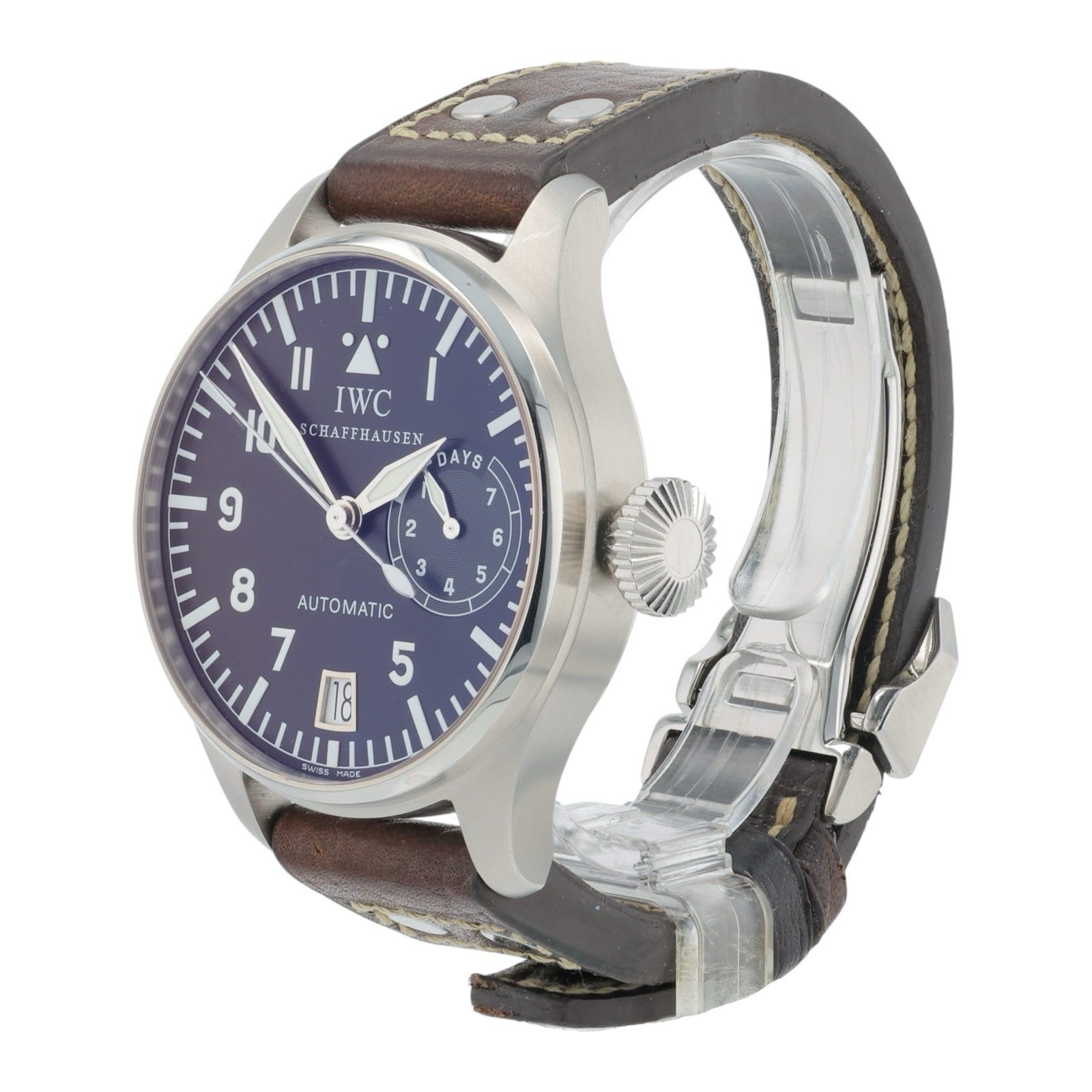IWC Big Pilot Stainless Steel Black Dial 46mm Automatic Mens Watch IW500201