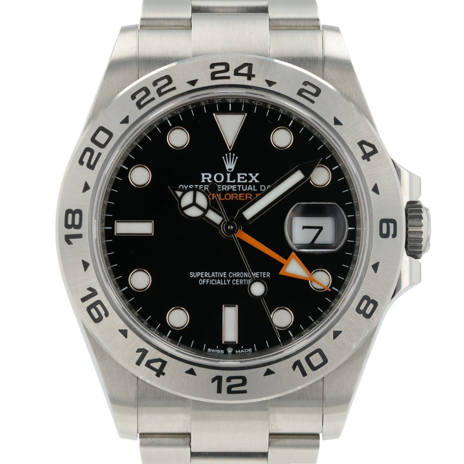 Rolex Explorer II Black Dial Stainless Steel 42mm Automatic Mens Watch 226570