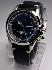 Seiko 39mm Steel Limited Edition Blue Alpinist SPB089 Automatic Date Watch B & P