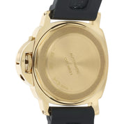 Panerai Luminor Marina Black Dial 18k Yellow Gold 44mm Automatic Mens PAM00140
