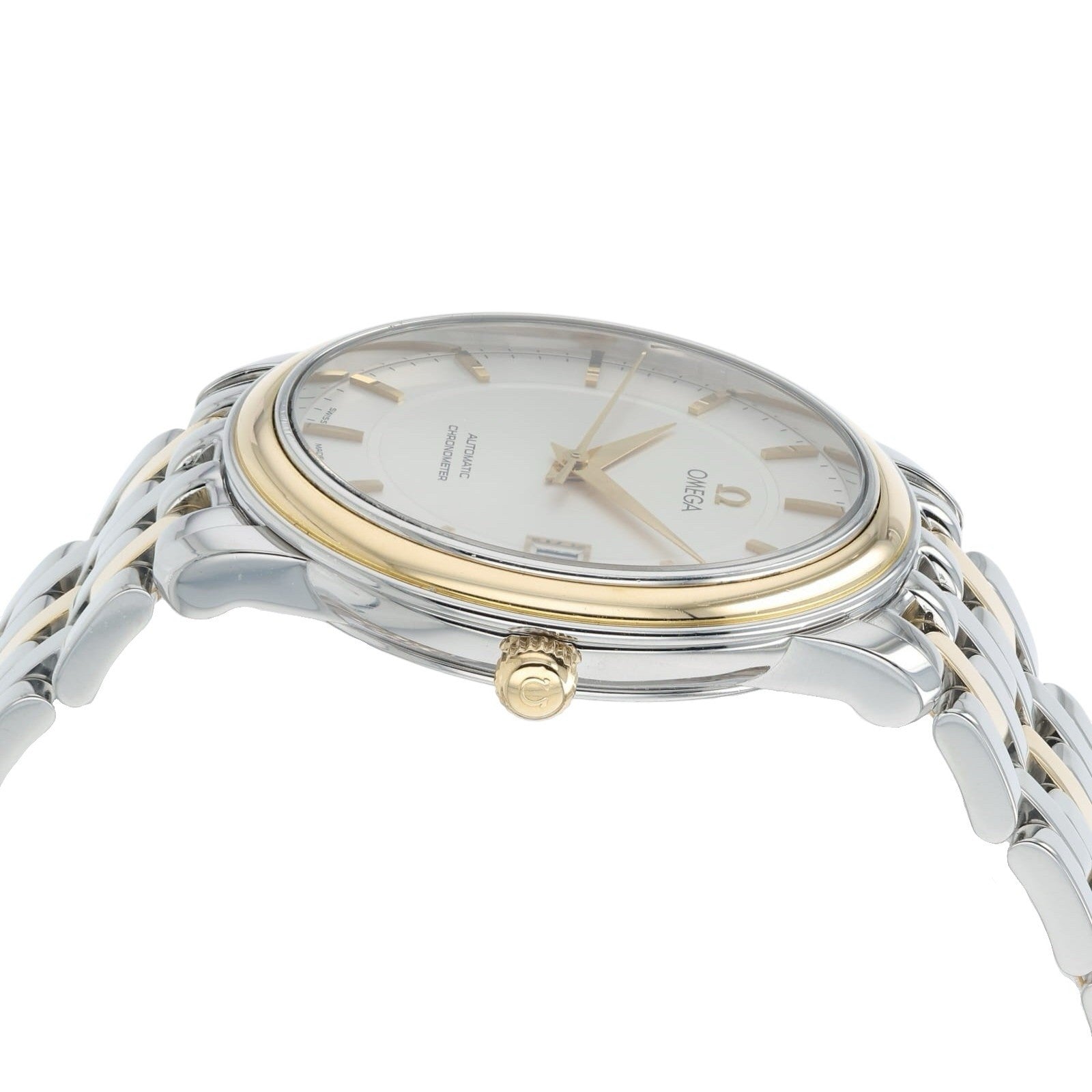 Omega Chronometer Silver Dial Gold & Steel 35mm Automatic Men’s Watch 4300.31