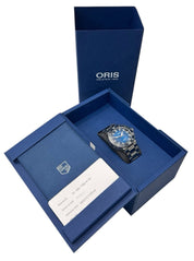 Oris Aquis Date Cal 400 Stainless Steel Blue Dial 41.5mm Automatic Watch 7769