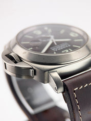 Panerai Luminor Power Reserve Titanium Black Dial 44mm Automatic Mens PAM00057