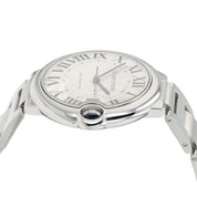 Cartier Ballon Bleu Silver Color Dial Stainless Steel 42mm Automatic W69012Z4