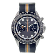 2017 Tudor Heritage Chrono Steel Black Dial 42mm Automatic Men's Watch 70330N