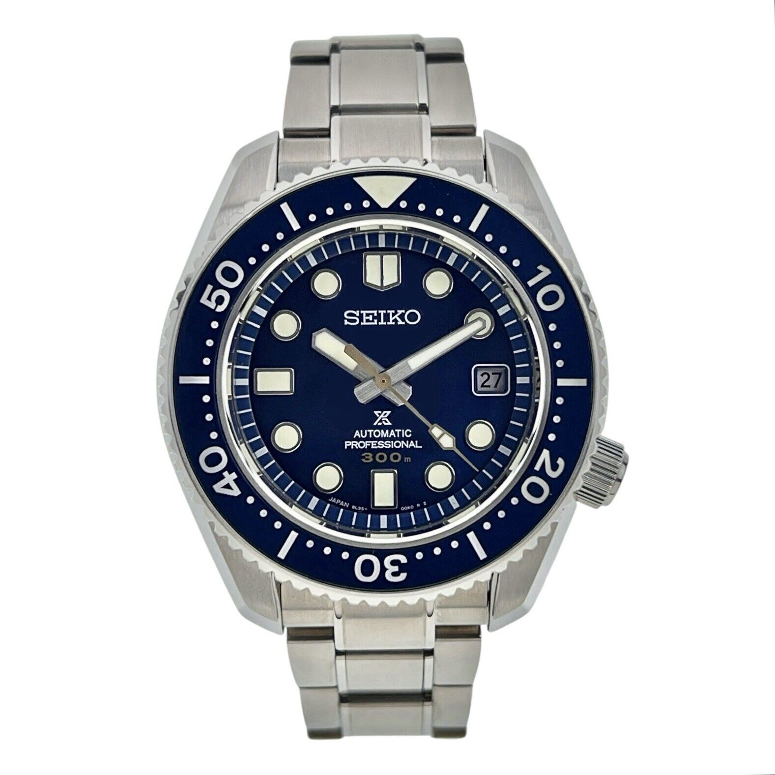 Seiko Marinemaster Stainless Steel Blue Dial 44mm Automatic Men’s Watch SBDX025