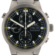 IWC GST Chronograph Titanium Black Dial 43mm Automatic Movement Men’s IW371503
