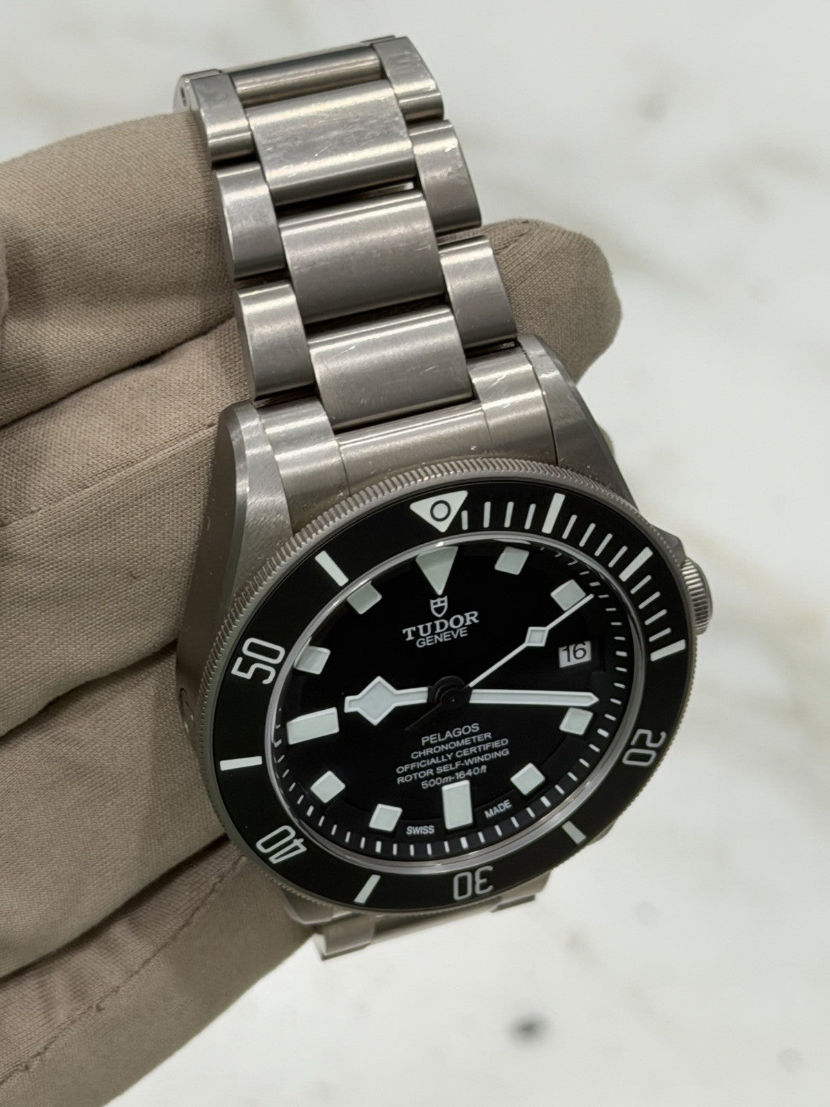 Tudor Pelagos Date Black Dial Titanium Men's Watch 25600TN  - Watch Only