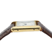 Cartier Tank Louis White Dial Stainless Steel 21x28mm Manual Wind Watch 78087