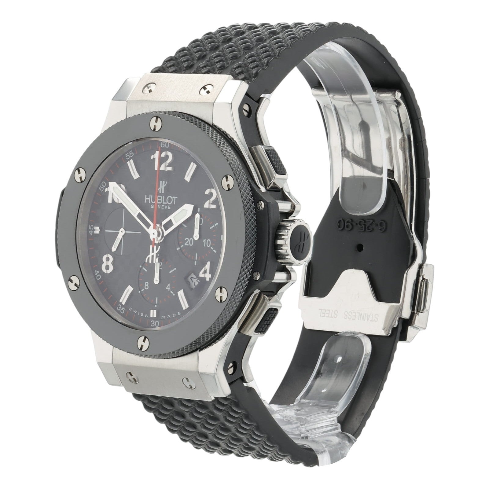 Hublot Big Bang Chrono Black Carbon Dial Steel 44mm Automatic Mens 301.SB.131.RX