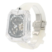 Aventi Sapphire Tourbillon Skeletonized Dial Sapphire Case 48mm Watch A11-S