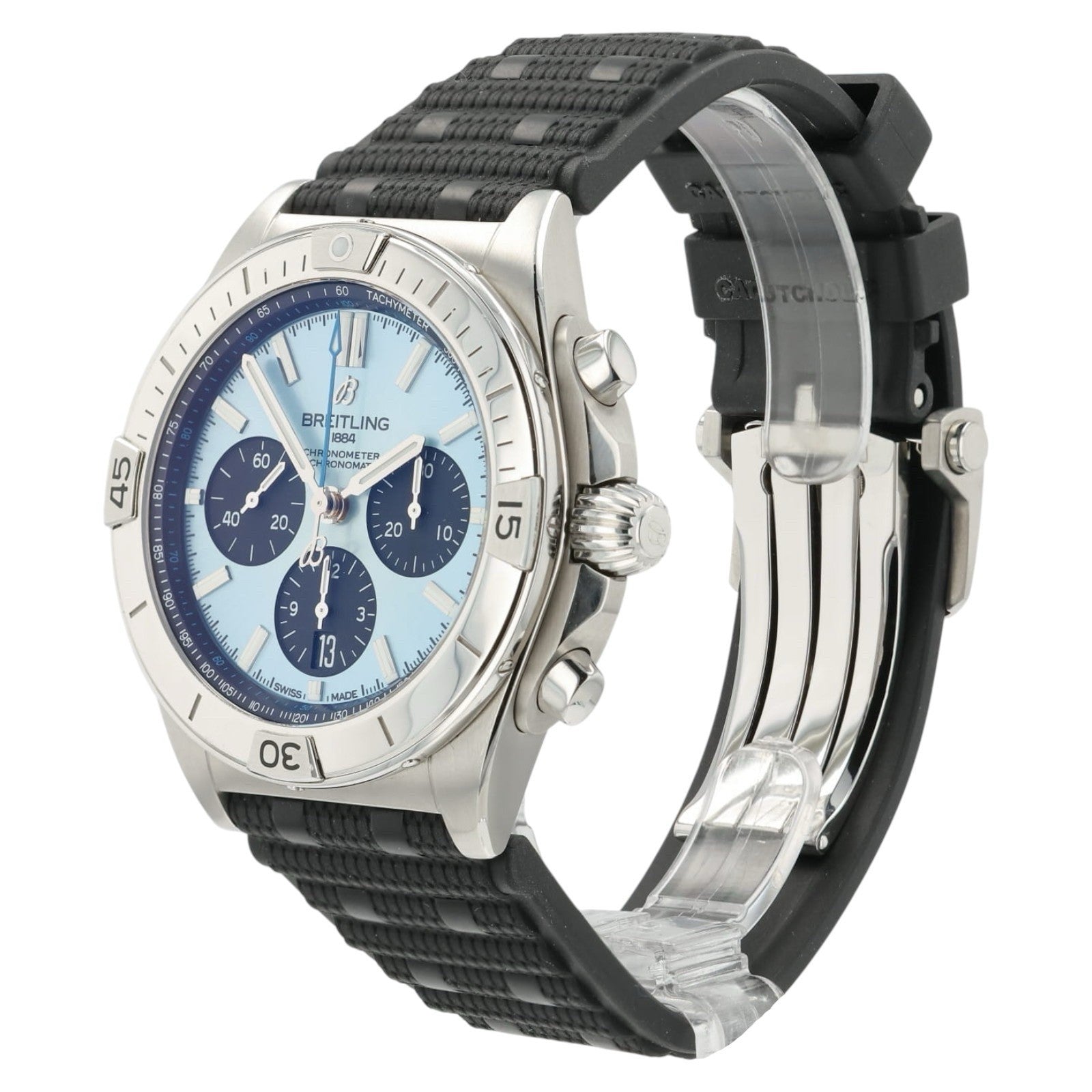 Breitling Chronomat Blue Dial Stainless Steel 42mm Automatic Men’s Watch PB0134