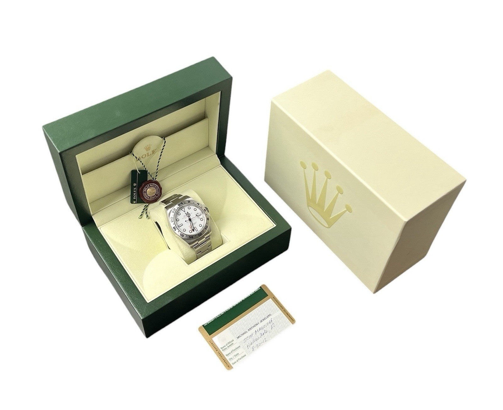 Rolex Explorer II Stainless Steel White Dial 42mm Automatic Men’s Watch 216570