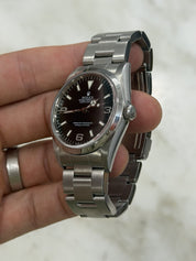 Rolex Explorer Stainless Steel Black Dial 36mm Automatic Men’s Watch 14270