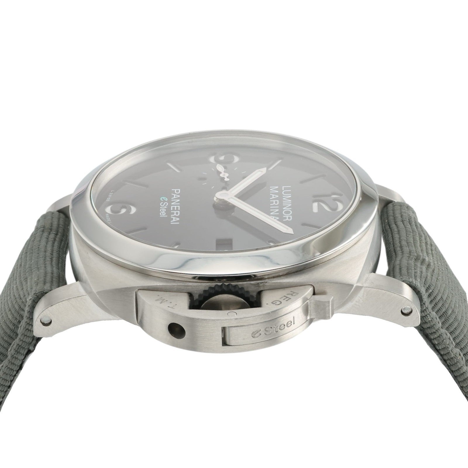 Panerai Luminor Marina Black Gray Dial Stainless Steel 44mm Automatic PAM01358