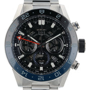 Tag Heuer Carrera Stainless Steel Black Dial 45mm Automatic Mens Watch CBG2A1Z