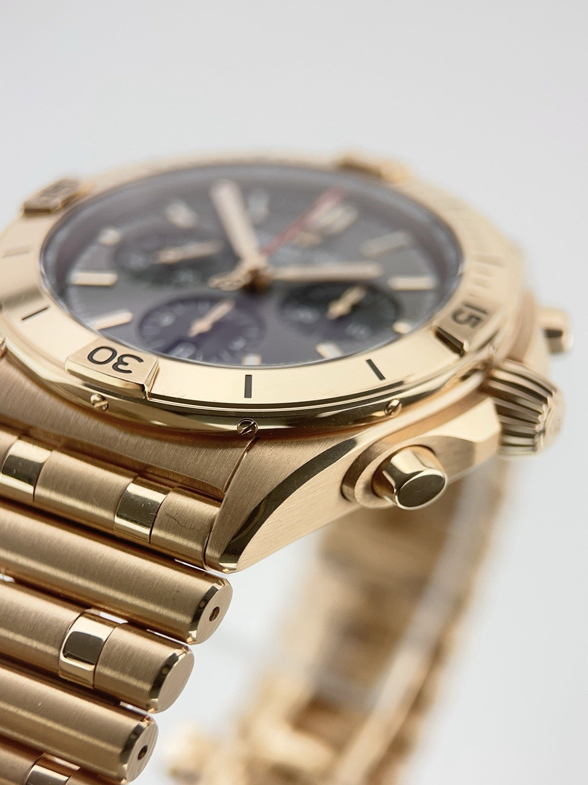 Breitling Chronomat 18k Rose Gold RB0134 Trade included for LS